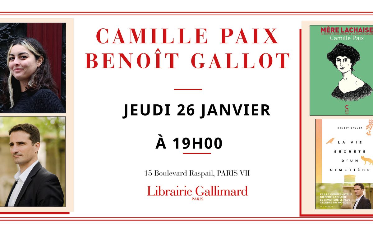 Rencontre littérature avec Camille Paix et Benoît Gallot LG