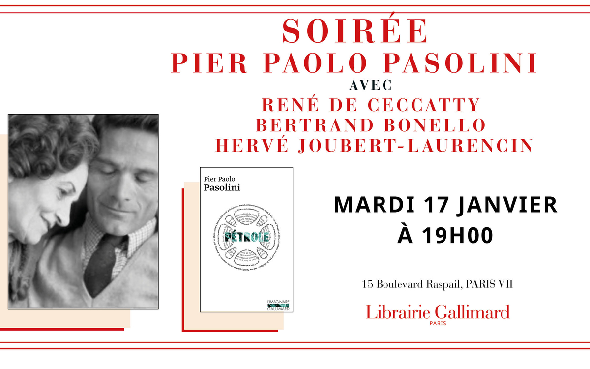 Littérature : soirée autour de Pier Paolo Pasolini LG