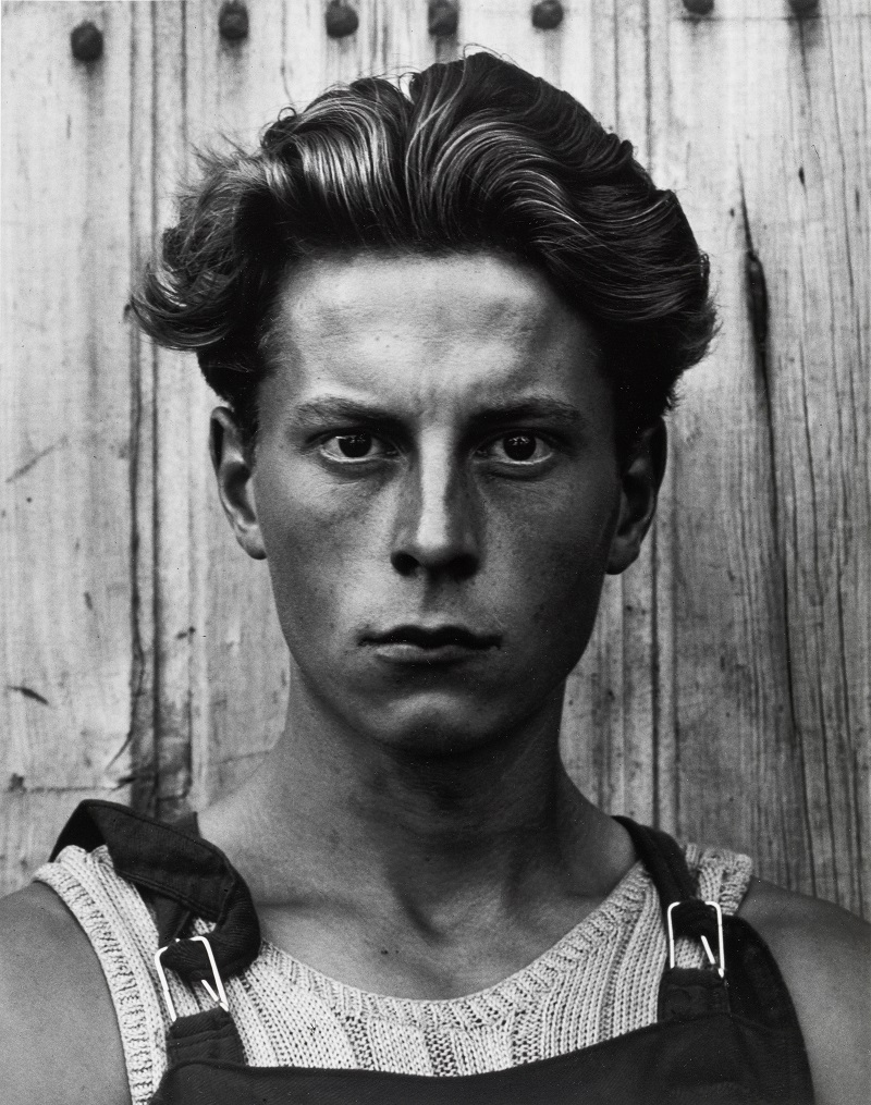 Paul Strand, Young Boy, Gondeville, Charente, France, 1951 