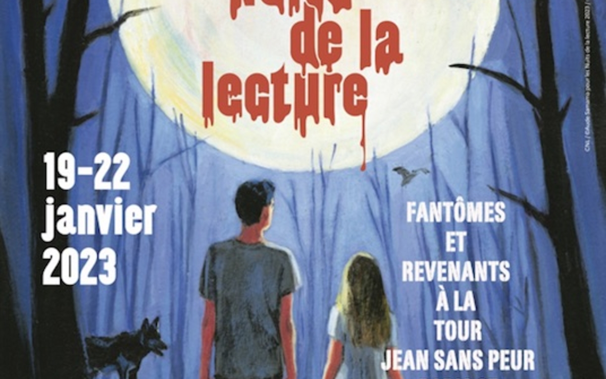 Visuel Tour Jean sans Peur / Nuits de la lecture 2023 / 20 et 21 janvier 2023