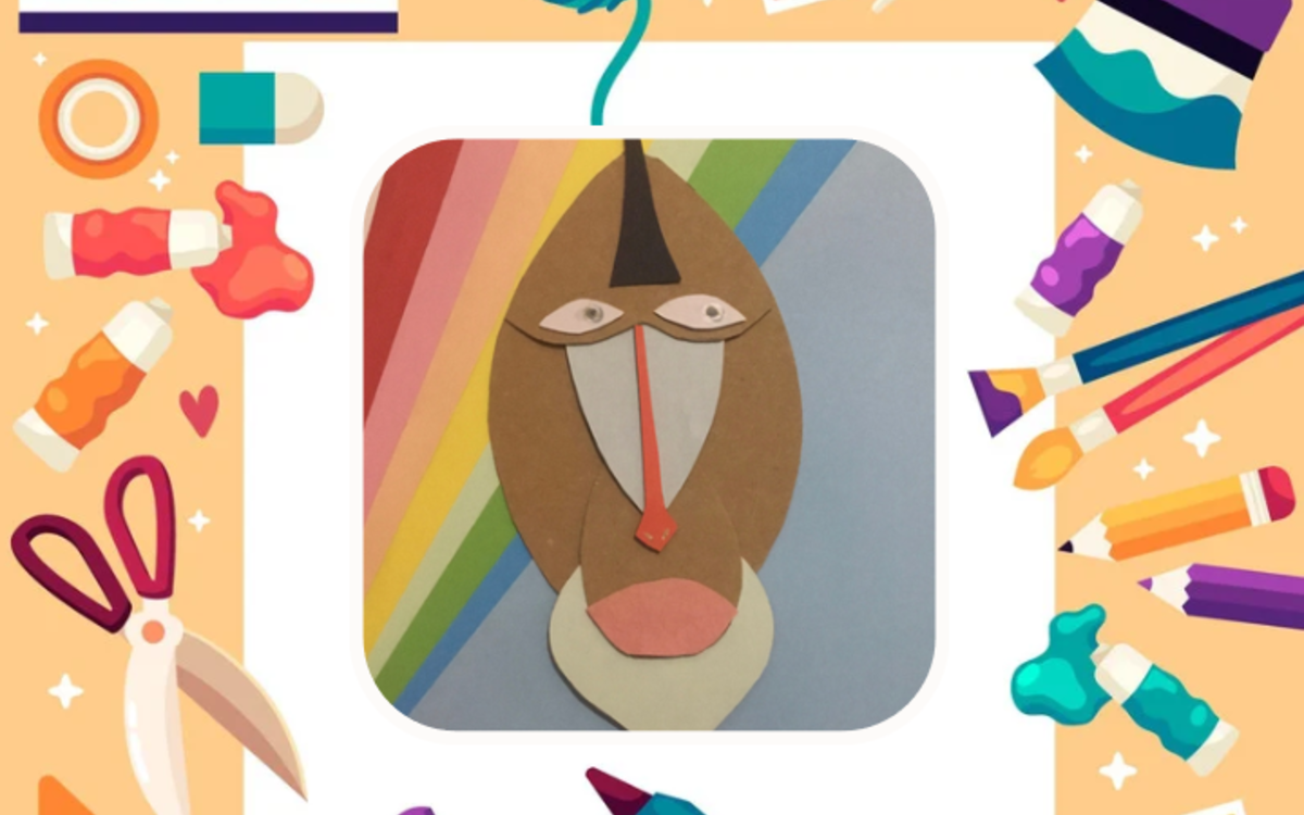 atelier de fabrication de masques africains en carton