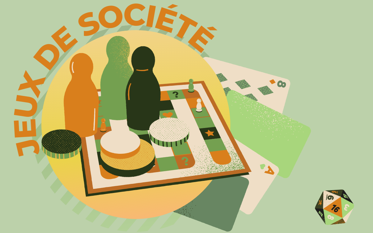 Intitulé de l'animation : jeux de société. un damier , des pions et des quilles