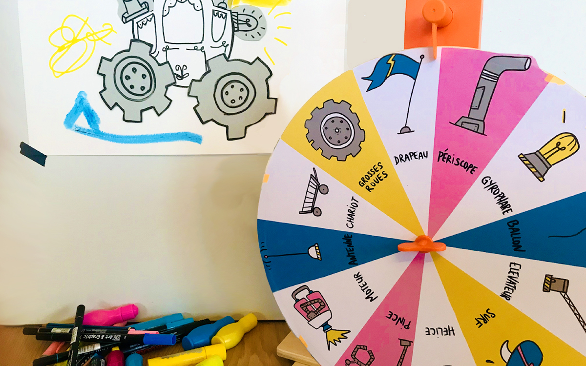 Photo des éléments disponibles pour l'atelier