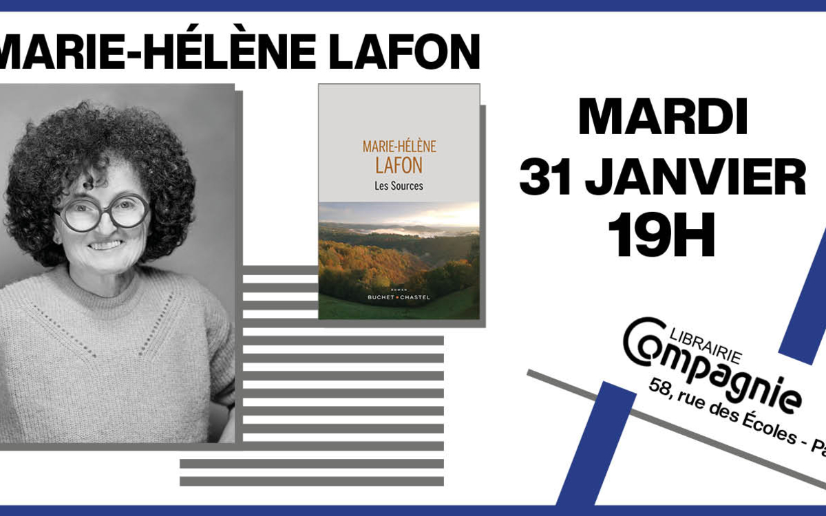  Littérature : Marie-Hélène Lafon,  Le 31 janvier 2023 à 19h00,  Librairie Compagnie