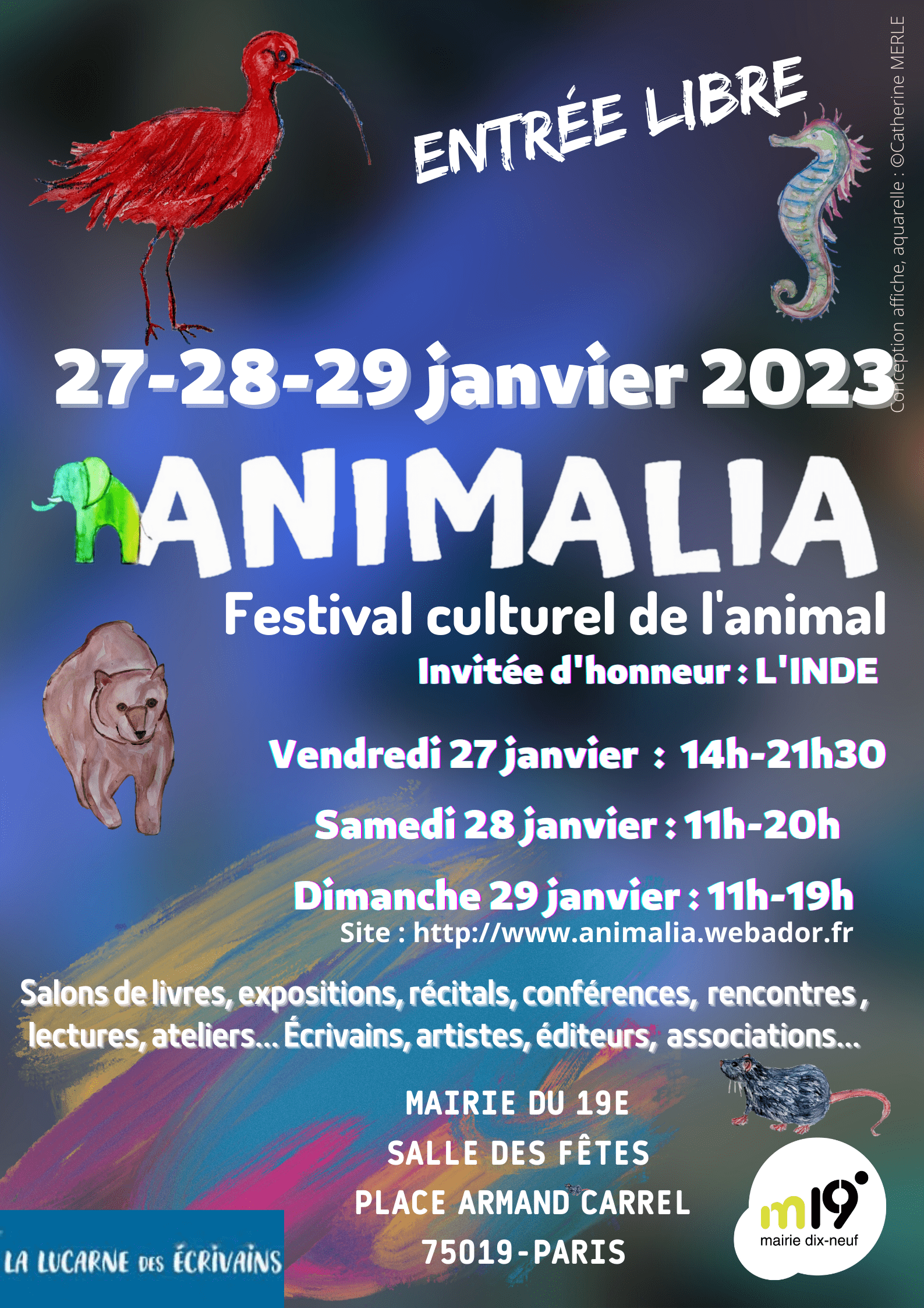 Animalia à la Mairie du 19e