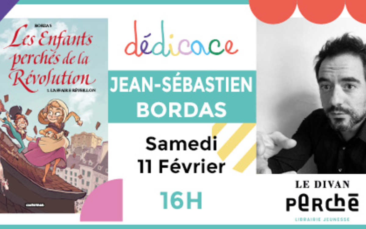 Invitation à la rencontre avec Jean-Sébastien Bordas au Divan perché, le samedi 11 février 2023 à 19 heures