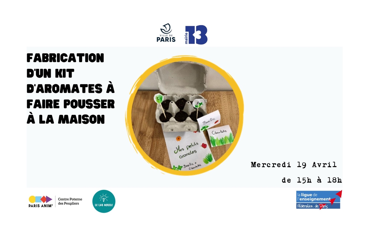 Fabrication kit aromates a faire pousser a la maison