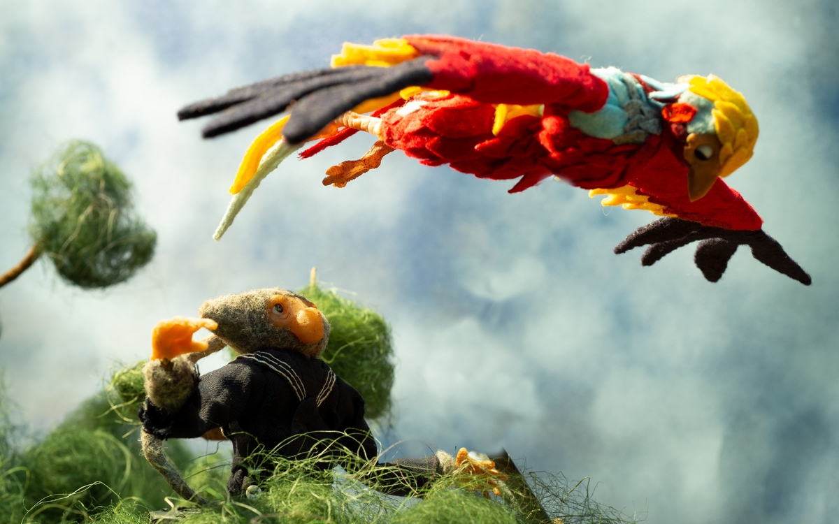 L'arbre, le singe et l'oiseau court métrage de stop motion réalisation Louis Coiffard Dulac