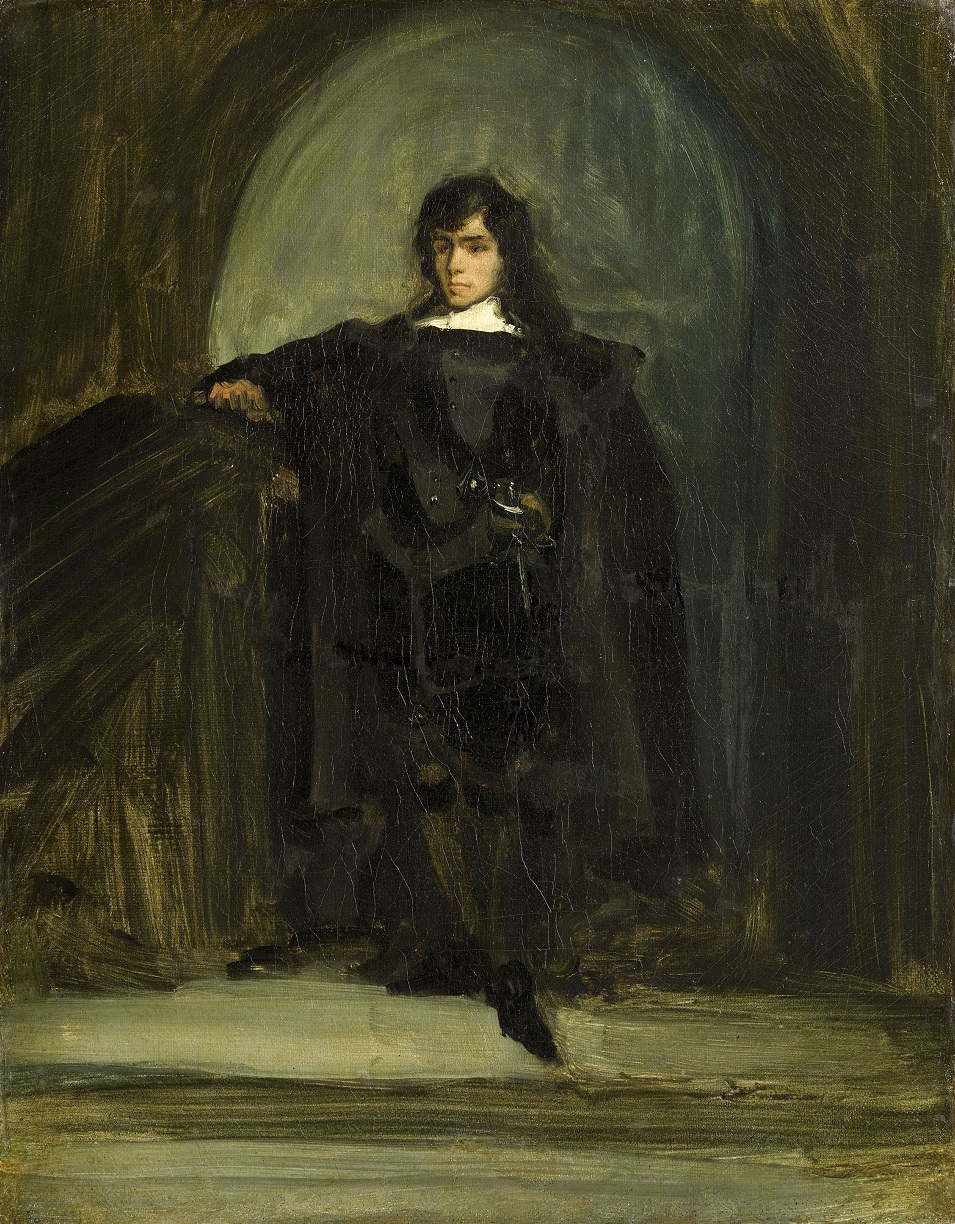 Eugène Delacroix, Autoportrait, dit Autoportrait en Hamlet ou en Ravenswood 