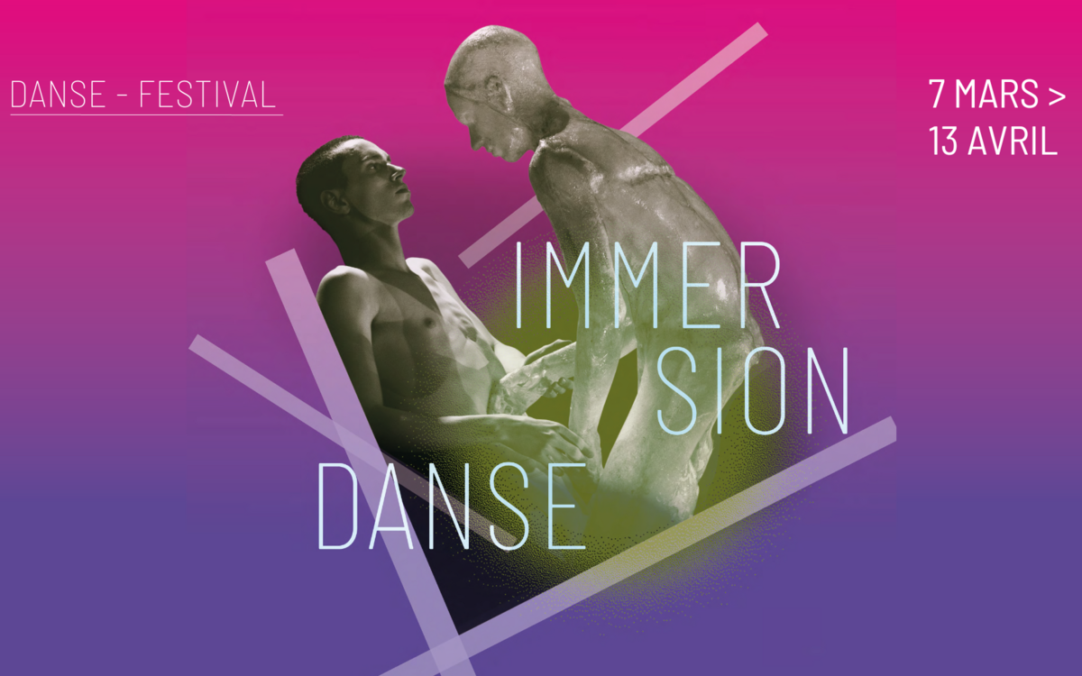 Affiche du Festival Immersion Danse du théâtre de L'étoile du nord