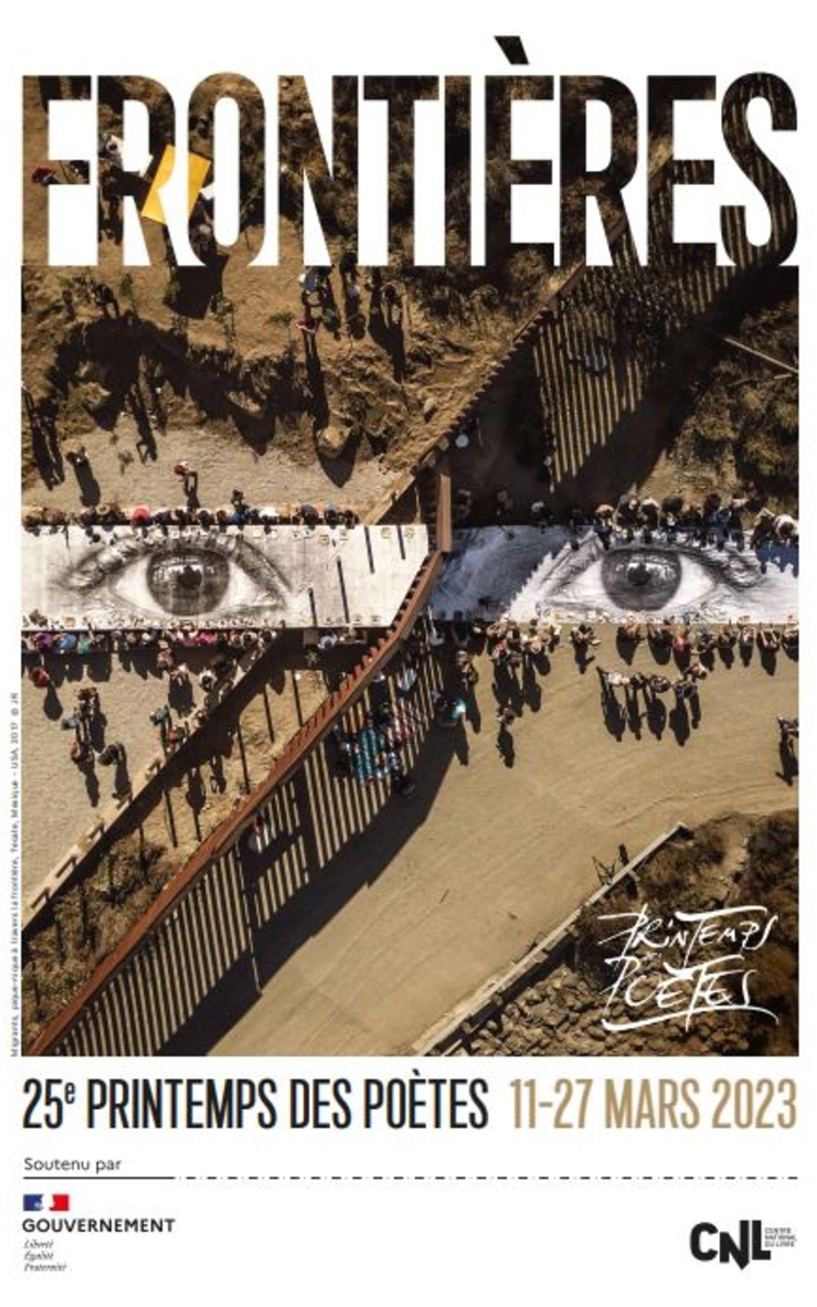 Photo de J.R. d'un pique nique sur la frontière entre les USA et le Mexique