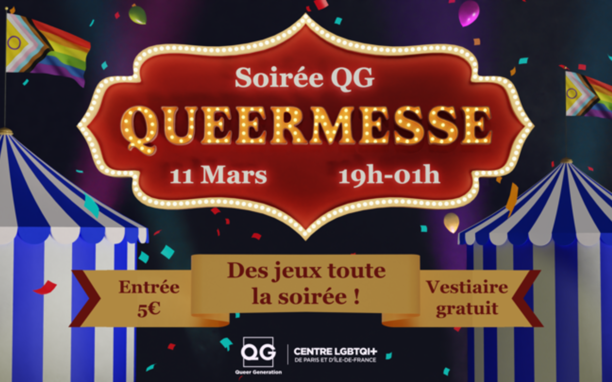 Queermesse au Centre lgbtqi+ Paris IdF