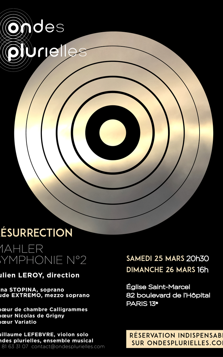 affiche concert Orchestre Ondes Plurielles