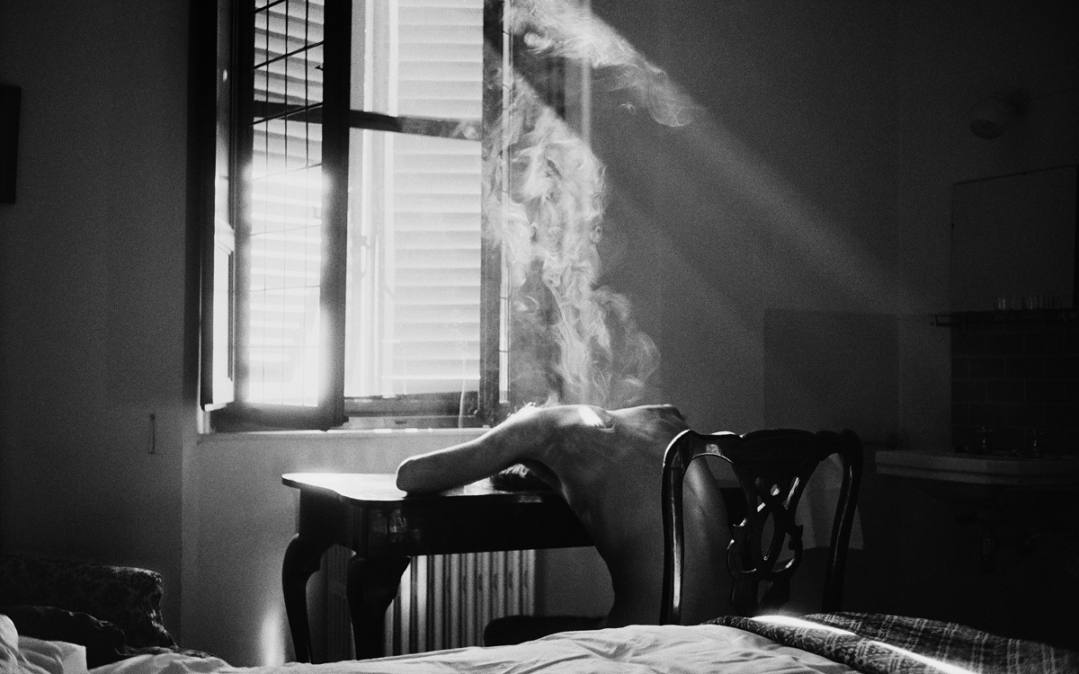 Hervé Guibert, Sienne, 1979, photographie, tirage argentique, 14,5 x 21,9 cm.