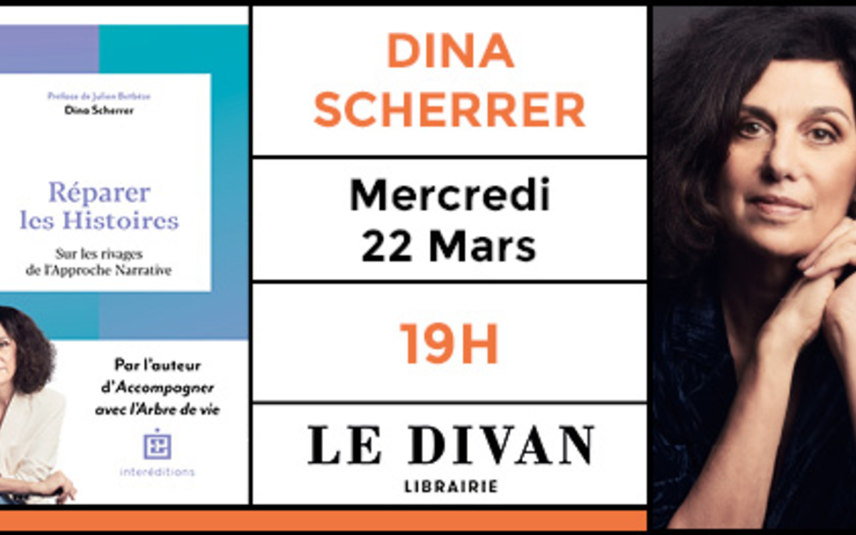 Invitation à la rencontre avec Dina Scherrer au Divan, le mercredi 22 mars 2023 à 19 heures