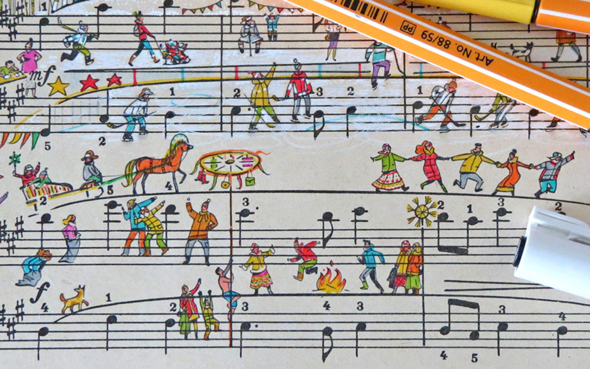 partitions illustrées