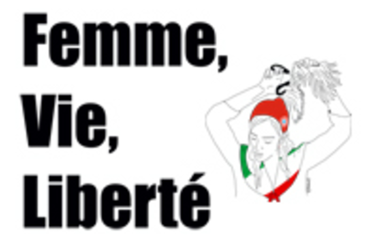 imgage dans le cadre de la soirée de soutien de la Mairie de Paris Centre aux femmes iraniennes  du 8 mars 2023