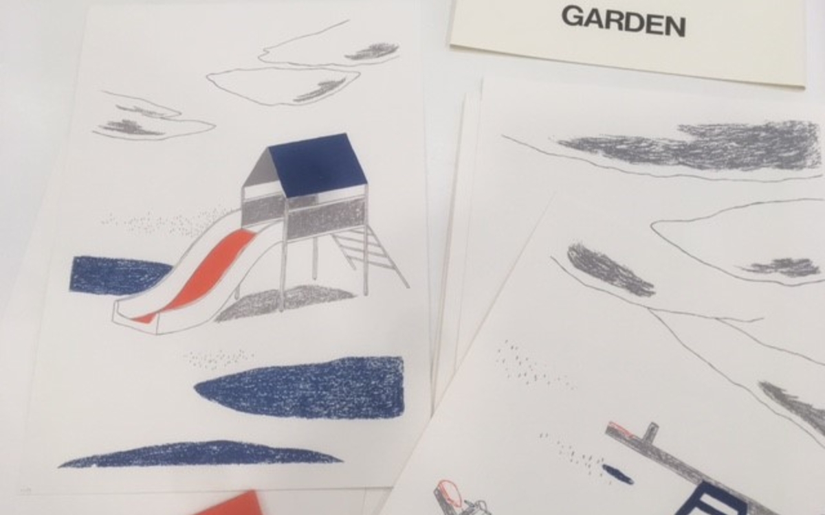 Gravure d'Anaïs Lacombe extrait de son livre d'artiste Garden