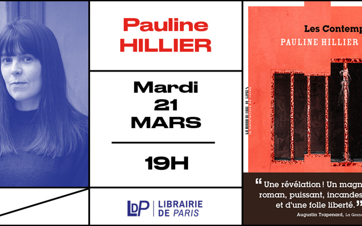 Rencontre avec Pauline Hillier mardi 21 mars à 19h pour son nouveau roman, Les Contemplées
