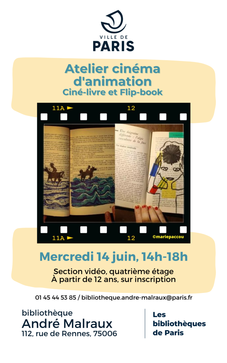 Atelier cinéma animation 