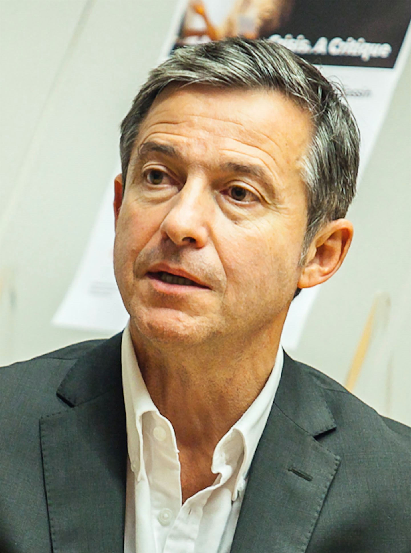 Photo de Didier Fassin, portrait de trois quarts