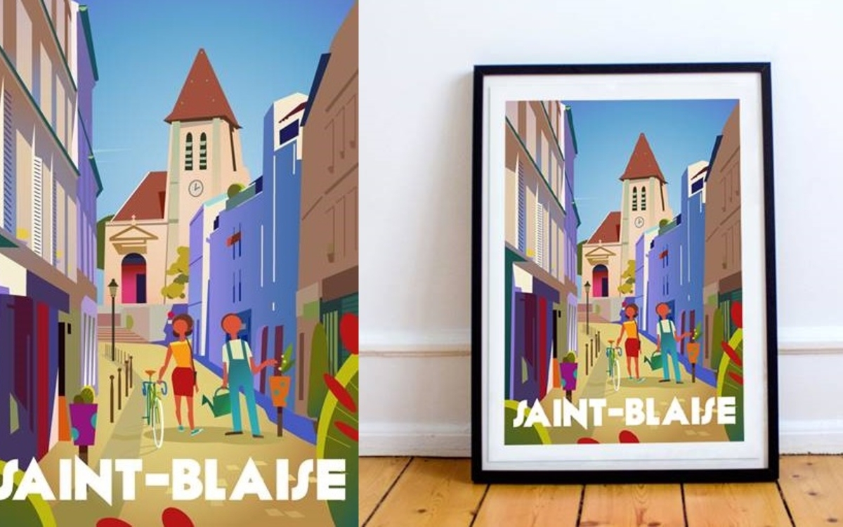 Illustration d'Aloïs Marignane (église Saint-Germain de Charonne)