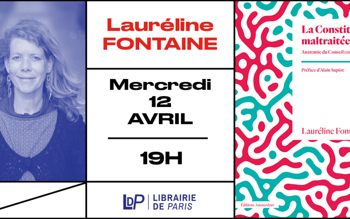 Rencontre avec Lauréline Fontaine le mercredi 12 avril 