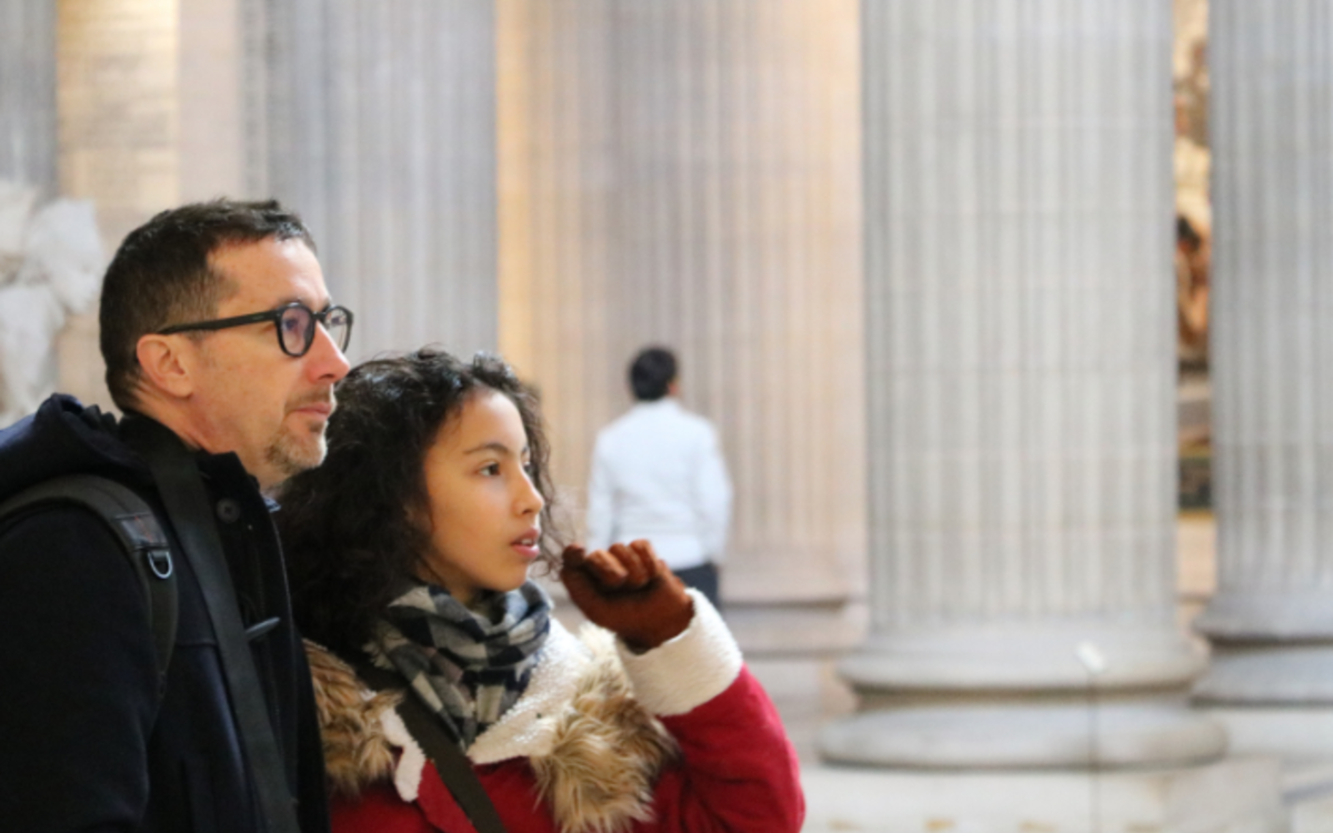 Famille en atelier au Panthéon
