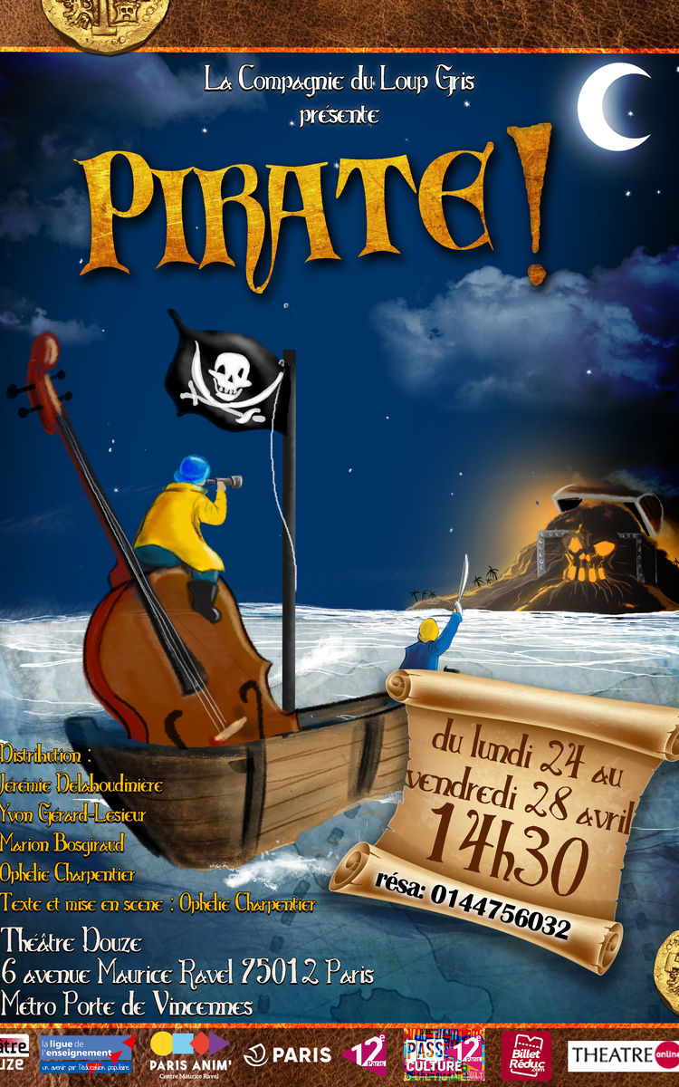 Pirate, un spectacle jeune public qau Théâtre Douze