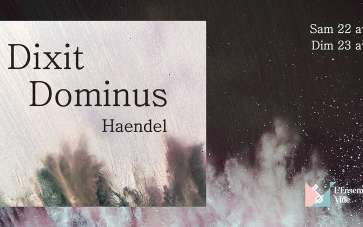 Affiche du concert "Dixit Dominus (Haendel)"