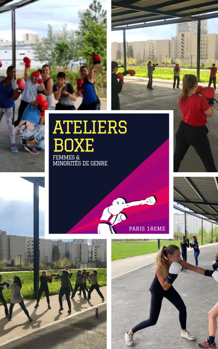 Ateliers boxe pour femmes et minorités de genre - Porte de la chapelle