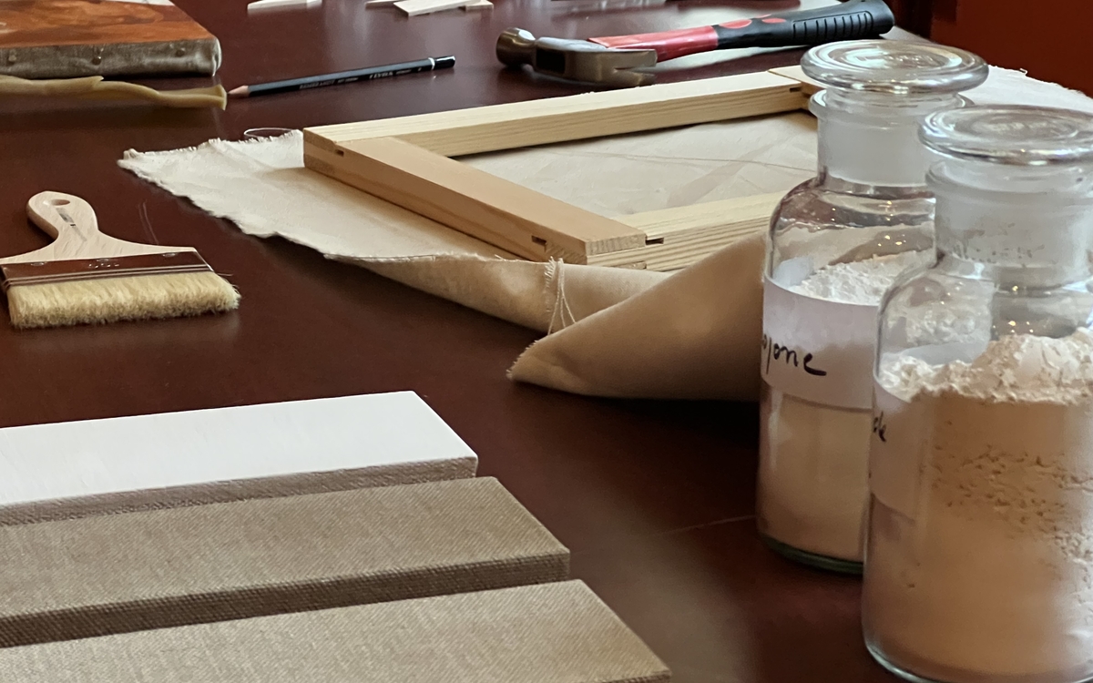 Les techniques de Delacroix : la mise au carreau et l’esquisse