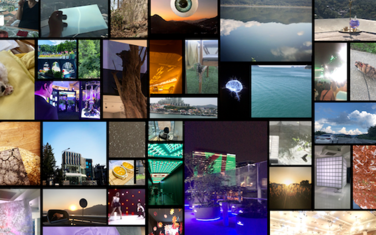 Composition vodéo d'images du quotidien de l'artiste comme un bruit d'ensemble de sa vie