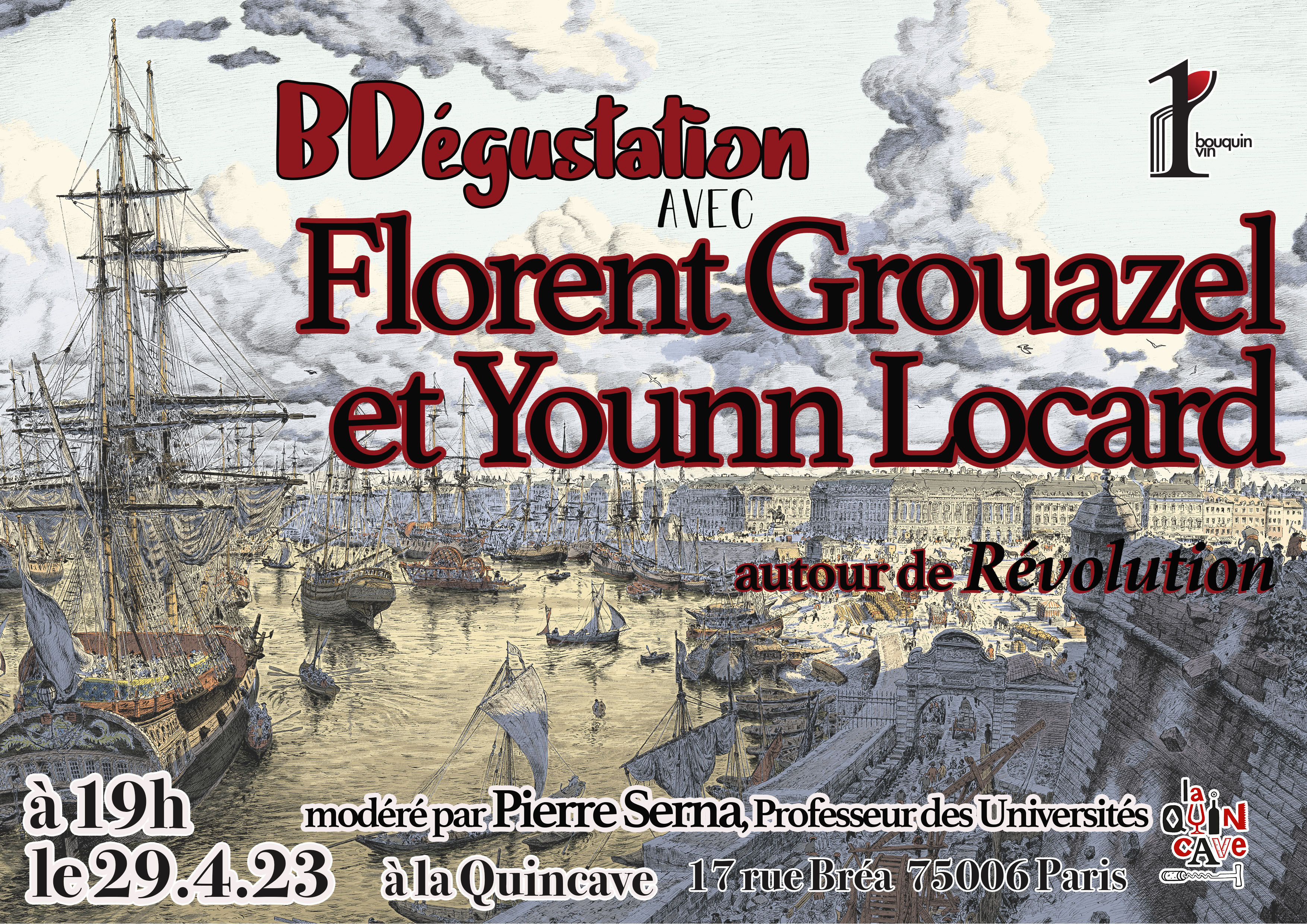 Affiche de la rencontre BDégustation - Florent Grouazel et Younn Locard
