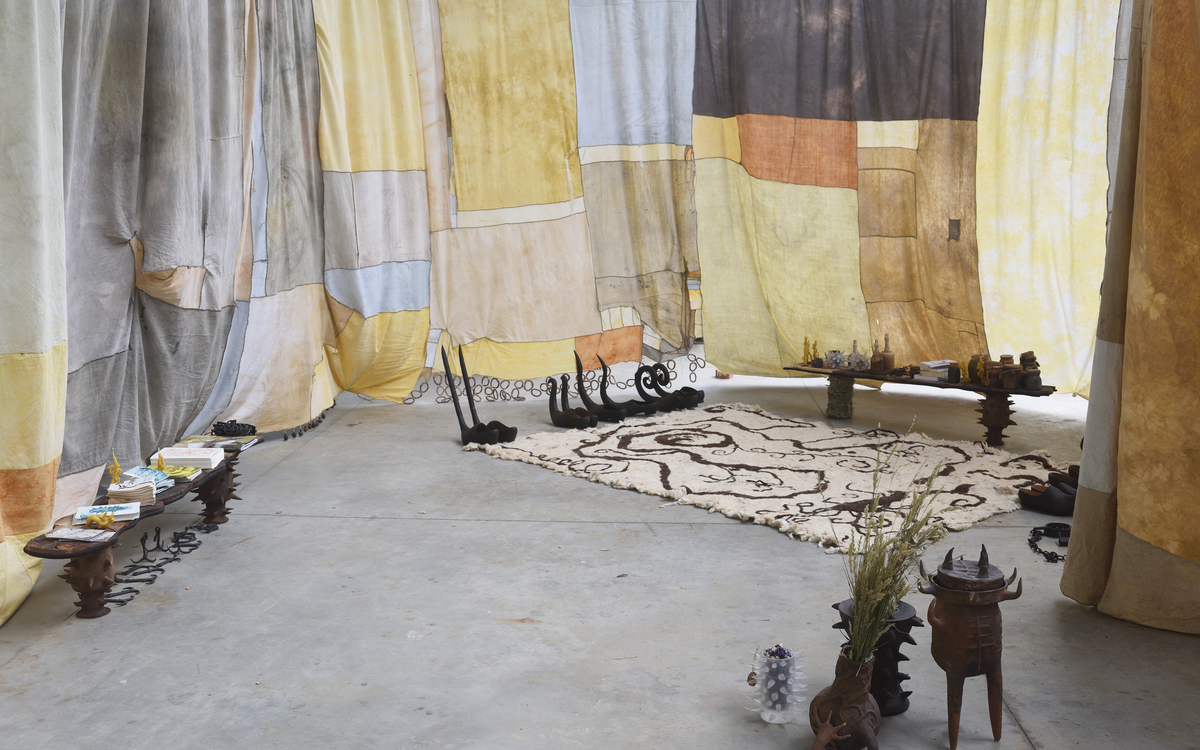 Installation Aëla Maï Cabel au 66e SDM