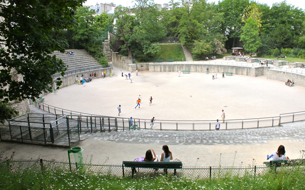 Photo des Arènes de Lutèce, plan large