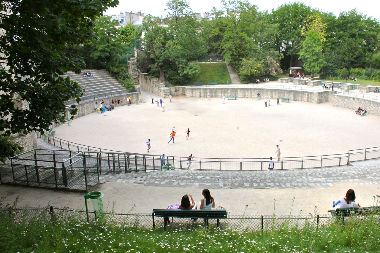 Photo des Arènes de Lutèce, plan large