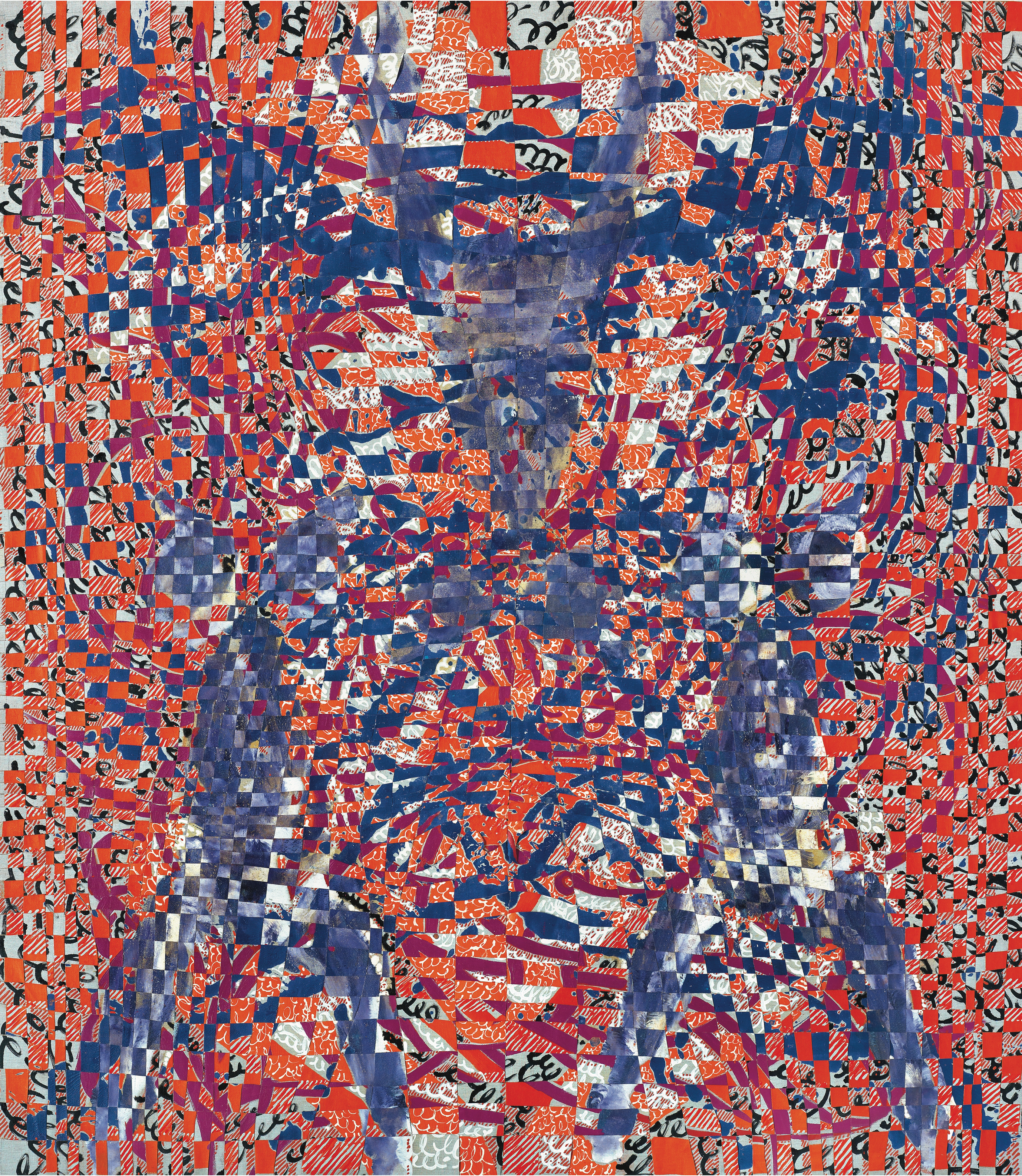 François Rouan, Odalisque Flandres XVI