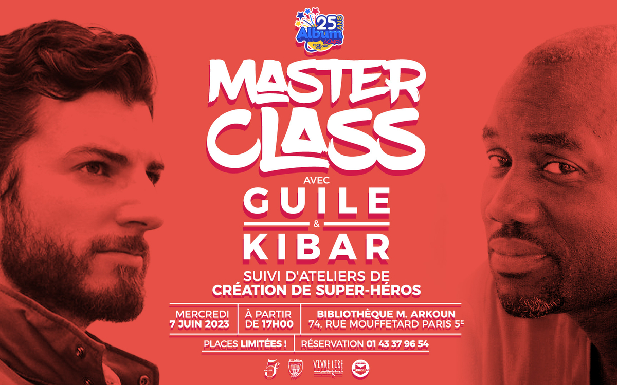 Kiber et Guile, dessinateurs de comics