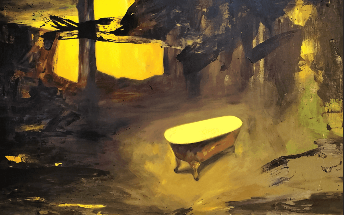 Karine Hoffman, de nouveaux jours brillaient, 160x130cm huile sur toile 