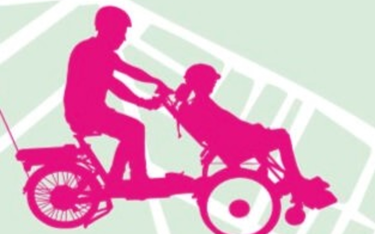 Illustration d'un vélo adapté