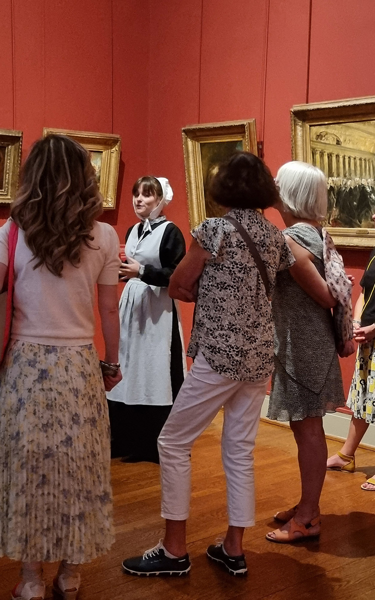 "A votre service Monsieur Delacroix"