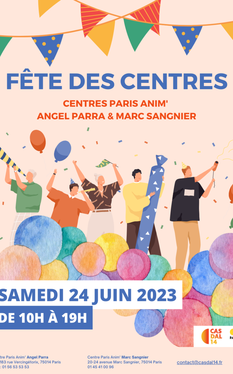 fete des centres paris anim' Angel Parra et Marc Sangnier