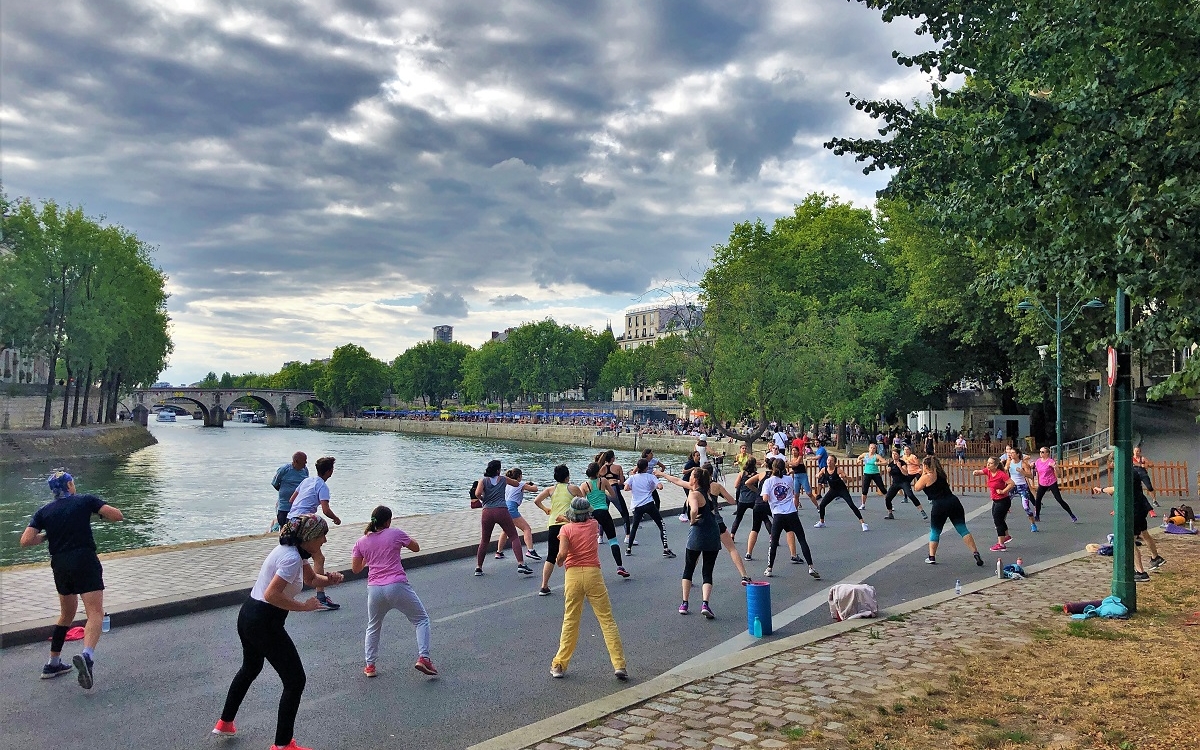 Gym suédoise au Parc rives de Seine