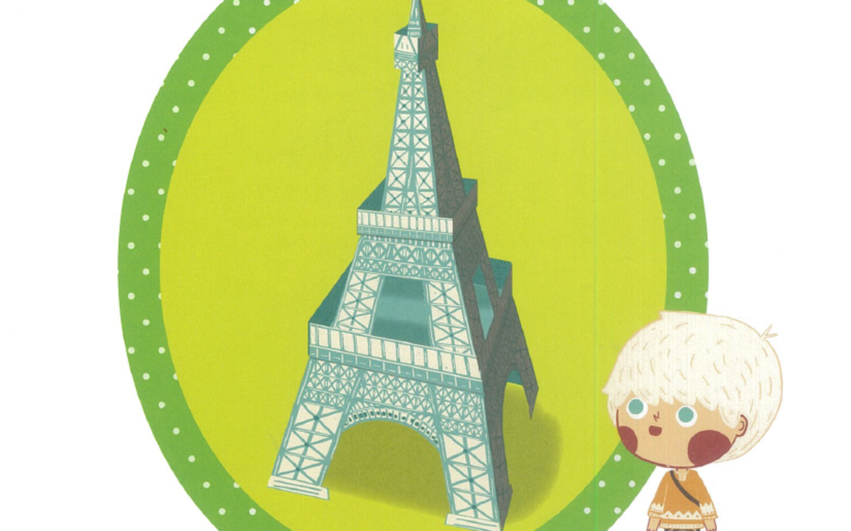 dessin d'une tour Eiffel