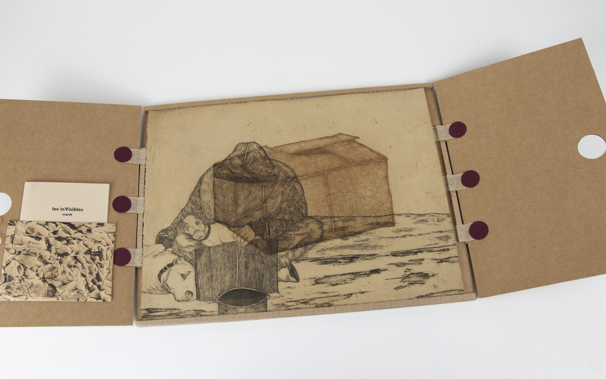 Photographie du coffret  Les inVisibles de Christine Gendre-Bergère