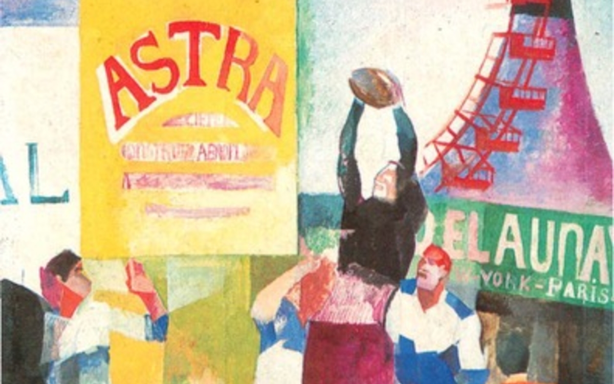 Robert Delaunay Impression l'équipe de Cardiff 