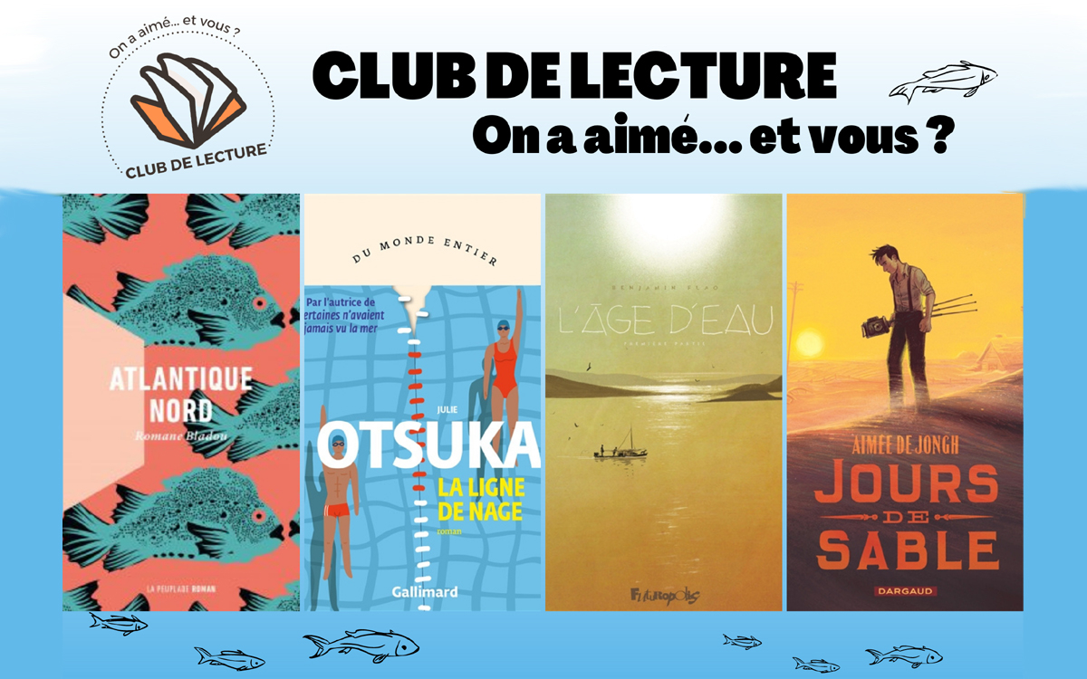 Couverture des livres abordés pendant le club de lecture