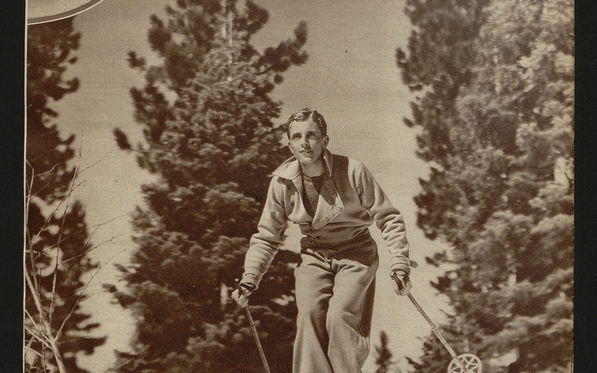 Cinémonde N°173 - 11 février 1932 - Philipp Holmes faisant du ski