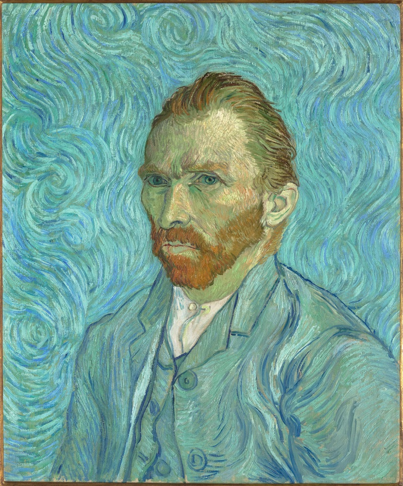 Vincent Van Gogh (1853-1890) Portrait de l'artiste (détail), en 1889